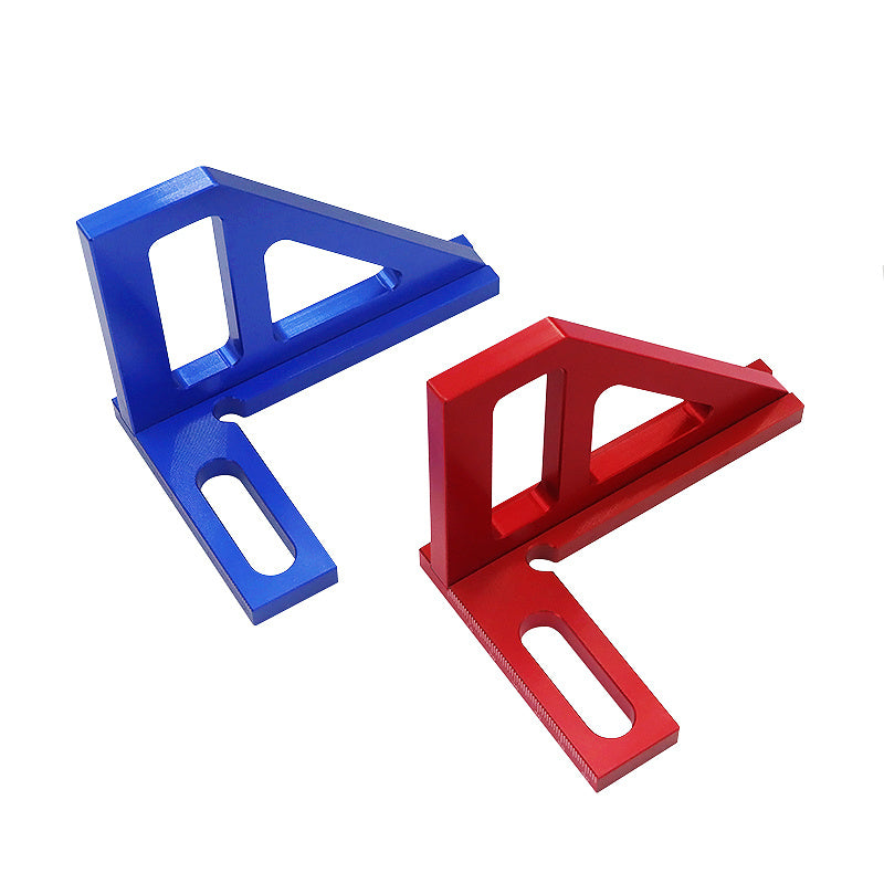 1 Équerre De Charpentier, Rapporteur D'équerre Pour Le Travail Du Bois, Règle De Triangle D'onglet En Aluminium, Règle De Mesure De Mise En Page 3D Multi-angle 45/90 Degrés