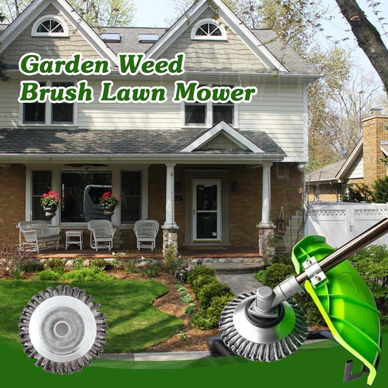 1 Pc Tête De Coupe Gazon Fil D'acier Tête De Coupe Rouille Débroussailleuse Tondeuse Fil Désherbage Tête Pour Jardin Tondeuse À Gazon