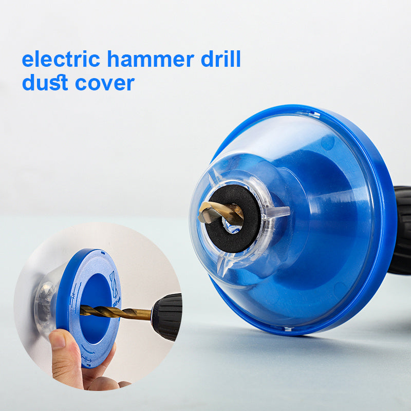 Cache anti-poussière pour perceuse à percussion Anti-poussière pour perceuse électrique domestique Raccord anti-poussière Bol anti-poussière Accessoires anti-poussière Outil