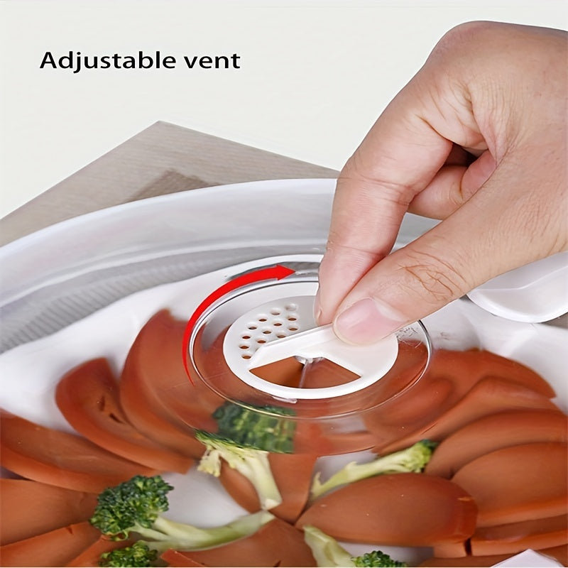 1pc Couverture Anti-éclaboussures Pour Four À Micro-ondes Convient Pour Les Aliments Transparent Couverture Anti-éclaboussures Pour Pot De Four À Micro-ondes