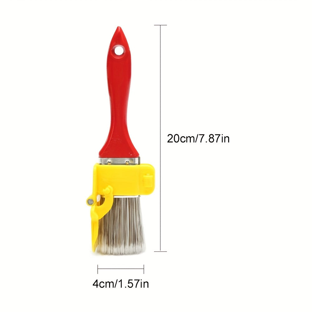 1 pc Edger Pinceau Durable Léger Propre Brosse Peinture Brosse Avec Manche En Bois DIY Outil Pour Cadre Mur Plafond Bords Garniture