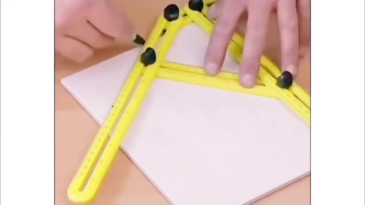 Outil De Gabarit D'angle Universel, Règle Multi-angle, Cadeau Pour Atelier De Menuiserie 1 Pièce