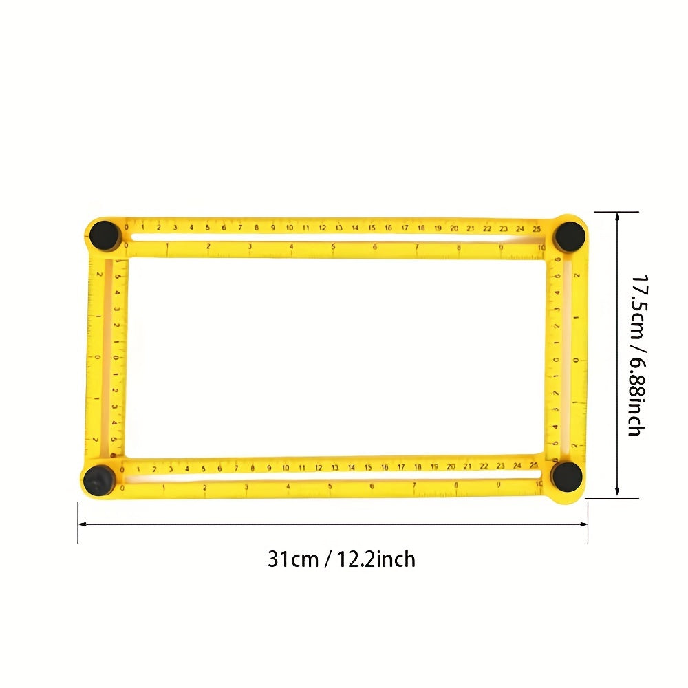 Outil De Gabarit D'angle Universel, Règle Multi-angle, Cadeau Pour Atelier De Menuiserie 1 Pièce