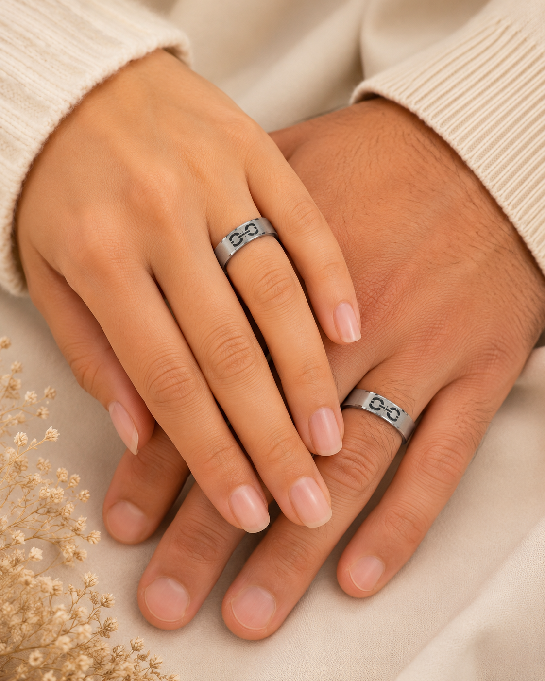 Bague Motif Chaines