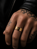 Bague Araignée Acier Doré – Taille 19 / 20 (60 / 63 FR)