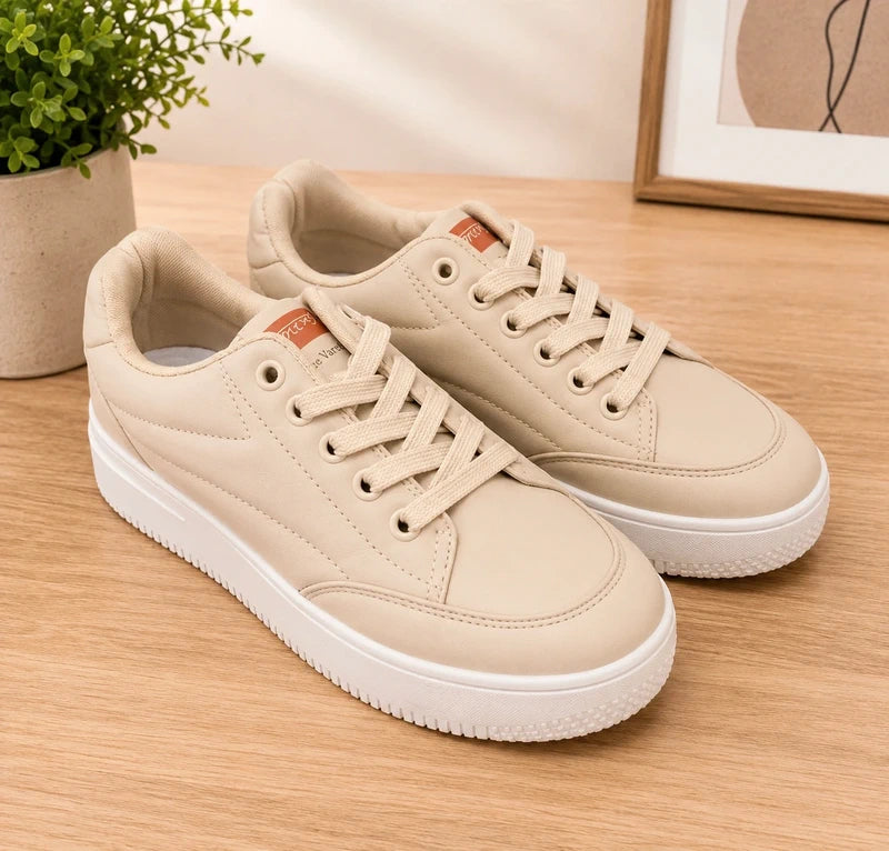 Baskets Mixtes Beige – Confort & Style au Quotidien