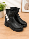 Bottines noires à plateforme – Taille 39 – Style moderne et confortable