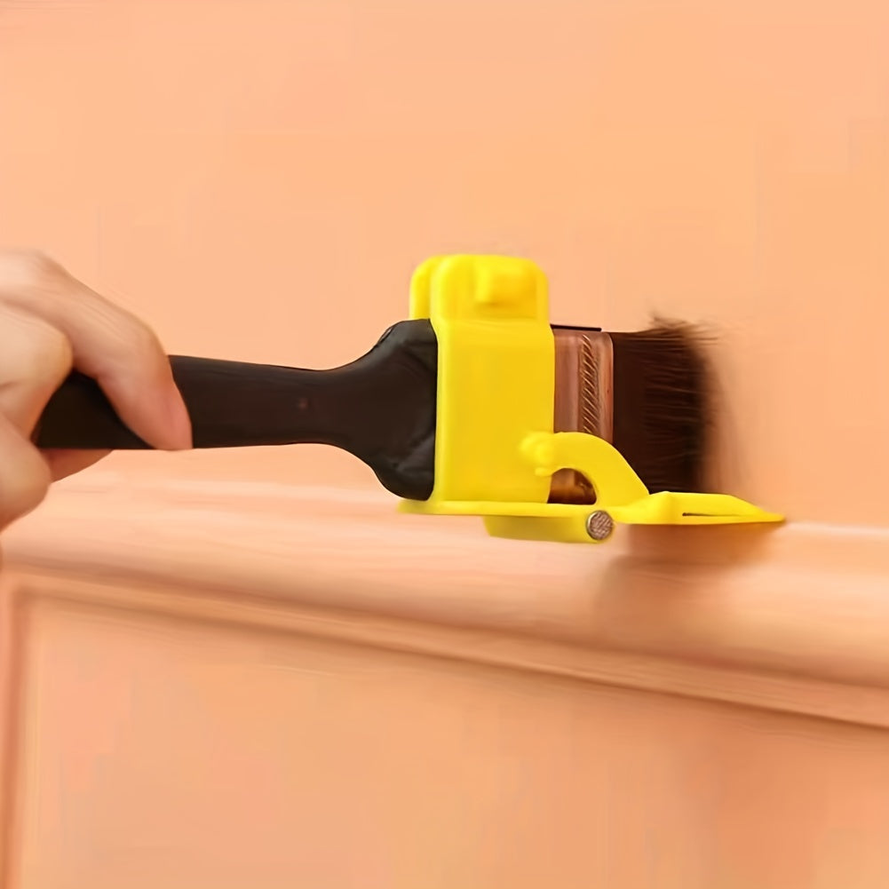 1 pc Edger Pinceau Durable Léger Propre Brosse Peinture Brosse Avec Manche En Bois DIY Outil Pour Cadre Mur Plafond Bords Garniture