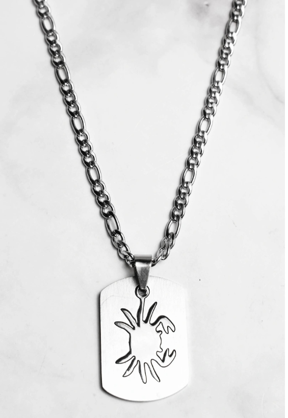 Collier zodiaque en acier inoxydable – Présenté en écrin