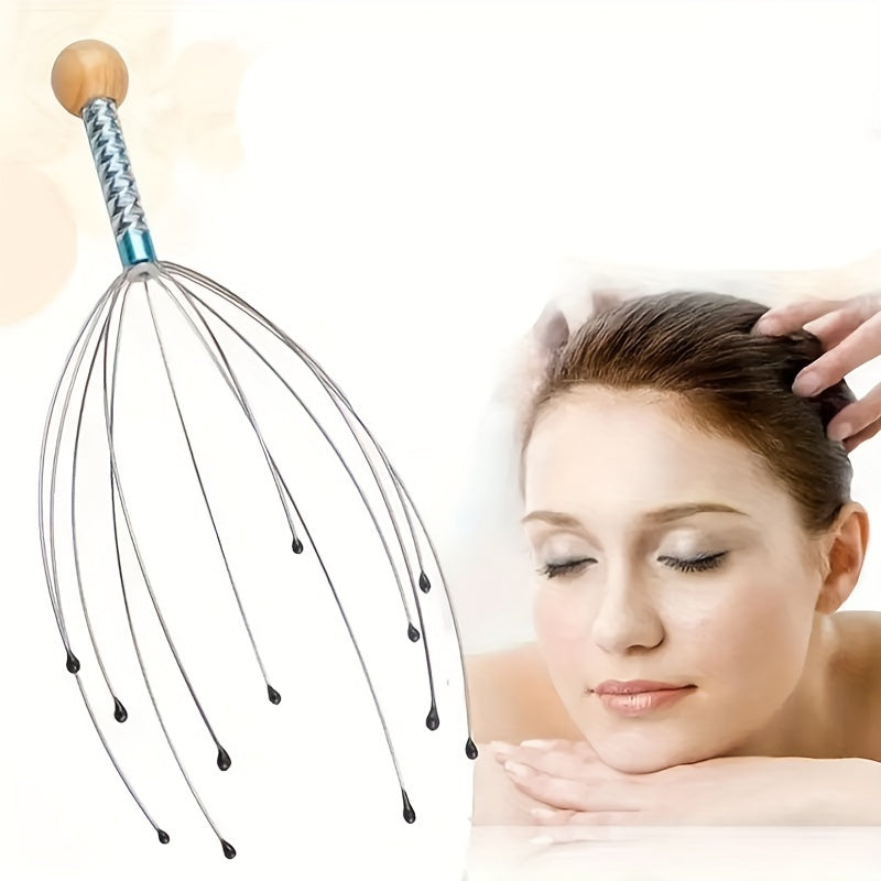 1pc Masseur Du Cuir Chevelu, Appareil De Massage De Tête Portable Pour Une Relaxation Profonde, Stimulation Capillaire Et Soulagement Du Stress