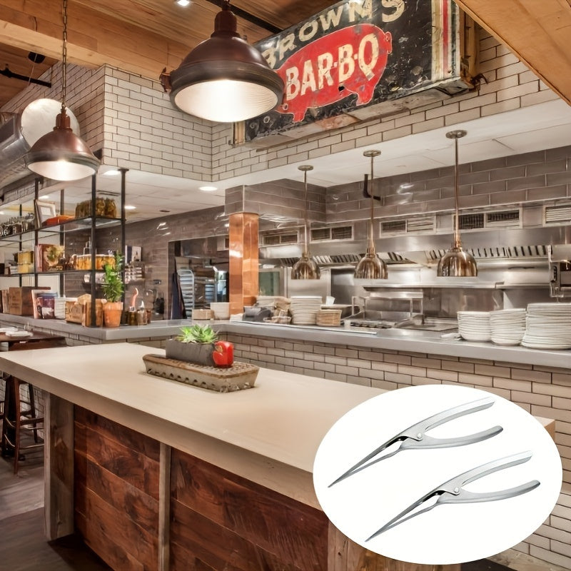 Portable Stainless Steel Shrimp Peeler & Deveiner Pour Restaurant - Outil de cuisine parfait pour les fournitures de cuisine commerciale de homard et de poisson