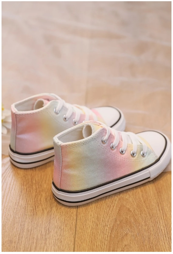 Baskets montantes Rainbow enfant – Rock & Joy