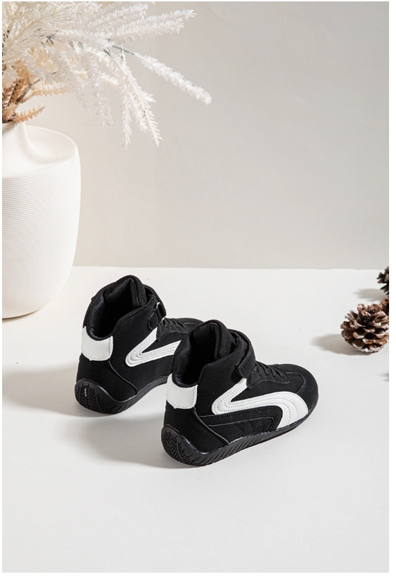 Baskets montantes noires enfant – Rock & Joy