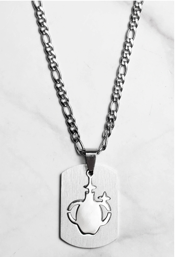 Collier zodiaque en acier inoxydable – Présenté en écrin