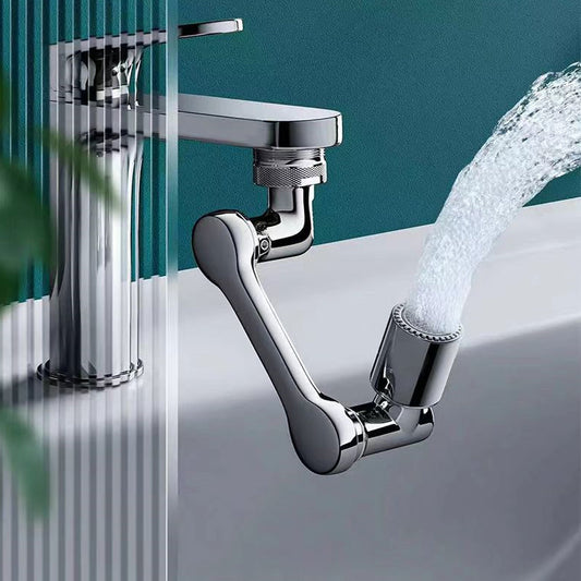 1pc Bras Mécanique, Aérateur De Robinet Universel Lavabo, Robinet Rotatif À 1080 Degrés, Bouche D'Eau Anti-éclaboussures Pour Toilettes Lavabo