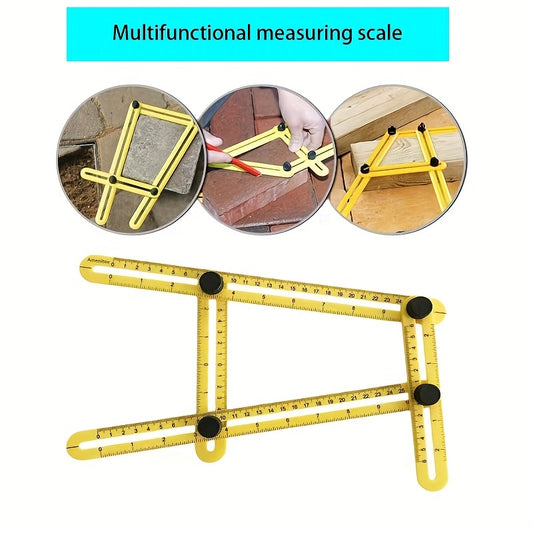 Outil De Gabarit D'angle Universel, Règle Multi-angle, Cadeau Pour Atelier De Menuiserie 1 Pièce